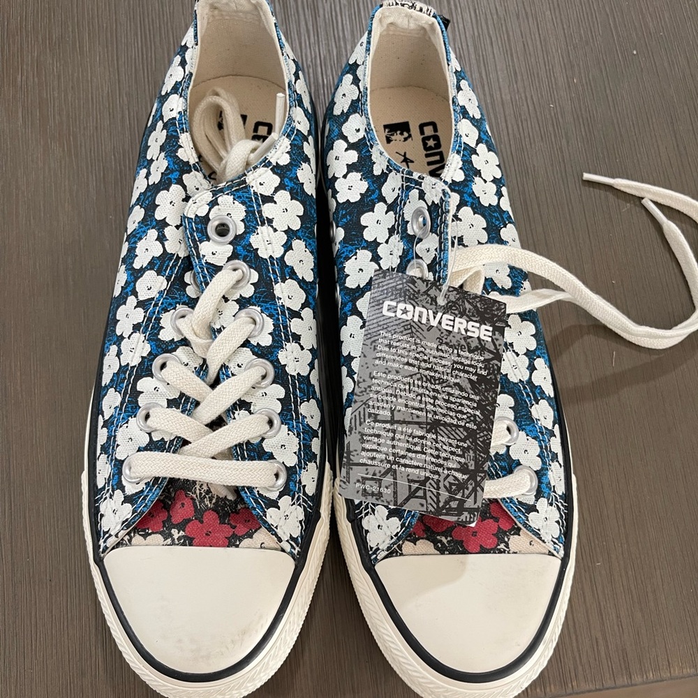 Converse CTAS OX Spray Paint Andy Warhol shoes size 8 women’s